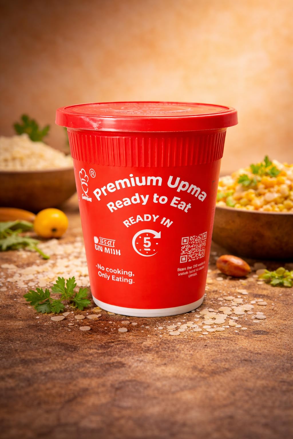 Genie Ready to eat Swaminarayan Upma (60gm)