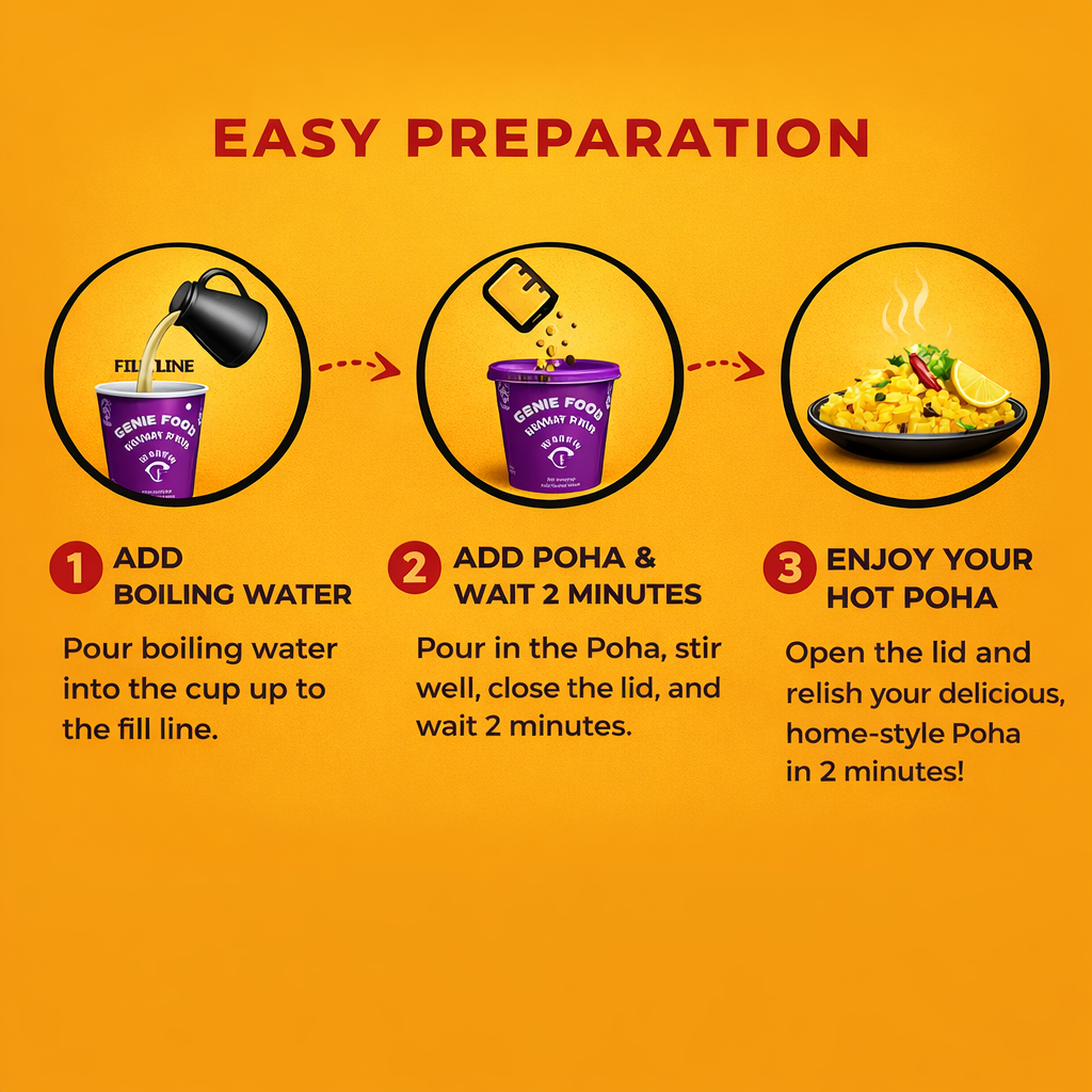 Genie Ready to eat Swaminarayan Upma (60gm)