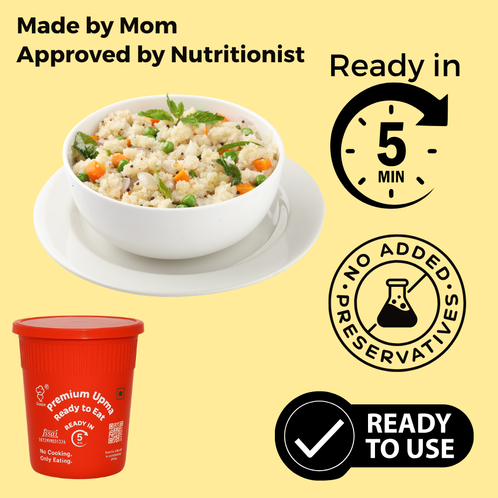 Genie Ready to eat Swaminarayan Upma (60gm)