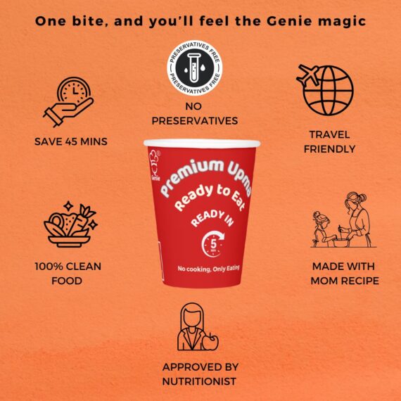 Genie Instant Ready to eat Jain Upma (60 gm)