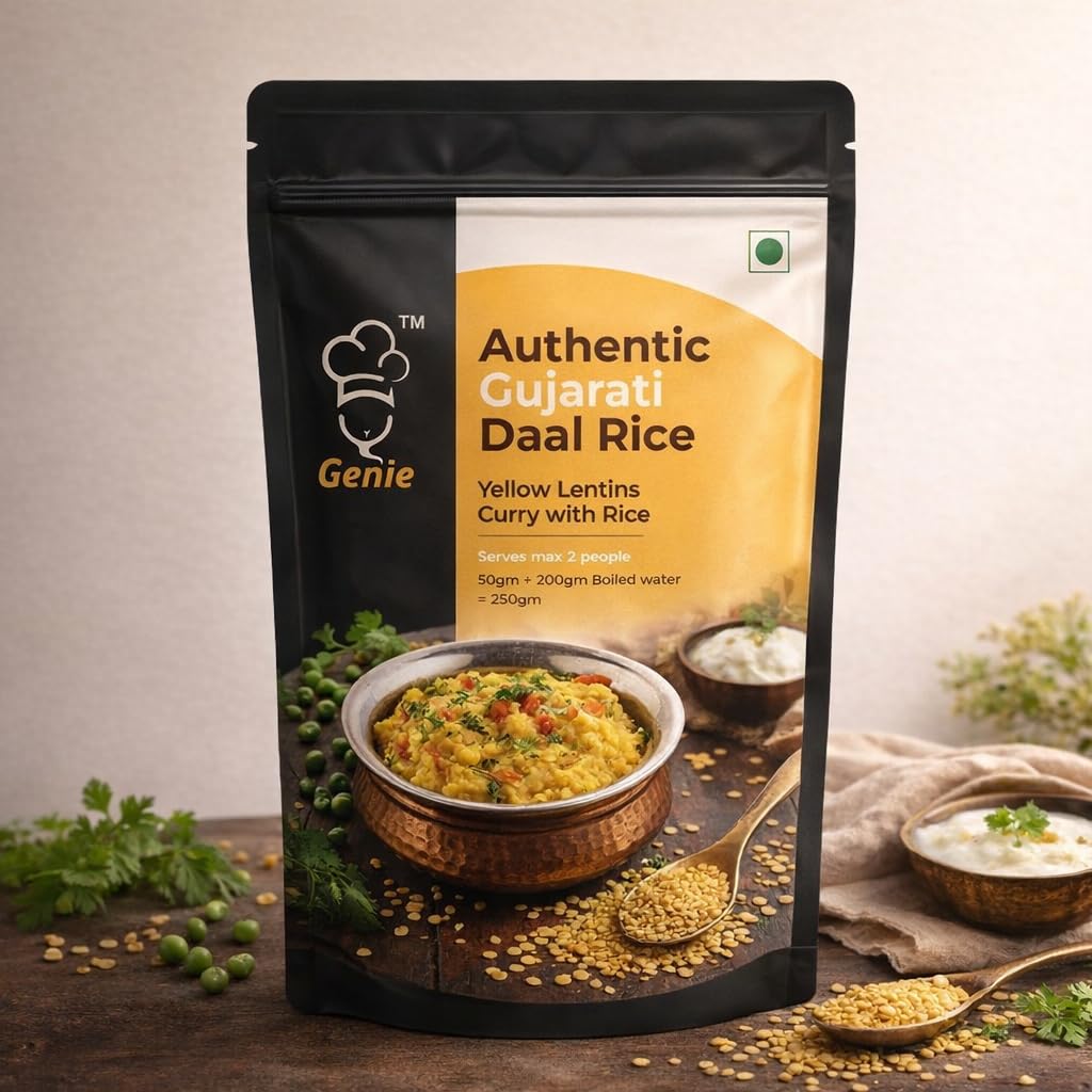 Gujarati Dal Premix | Ready-to-Eat | Makes - 200gm | Genie Food
