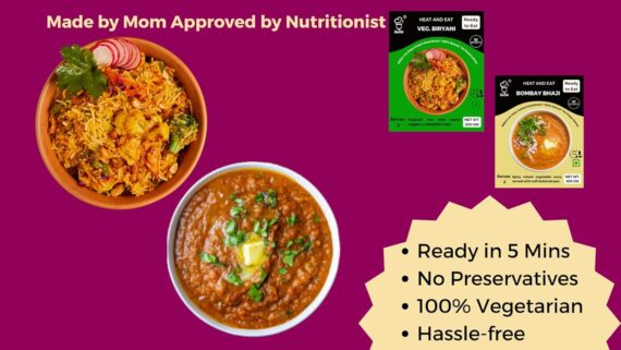 Bombay Bhaji & Veg. Biryani (300g +250g) | Genie Food | 5 Min Recipe | 100% Clean Brand