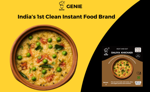 Swaminarayan Daliya Khichadi | Ready-to-Eat Instant | Makes-300 GM | Genie Food | 5 Min Recipe | 100% Clean Brand