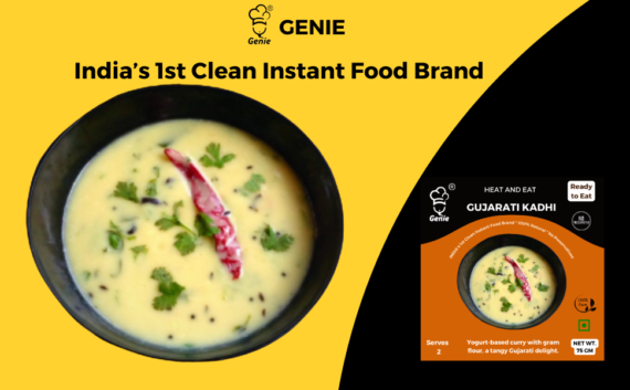 Gujarati Kadhi | Ready-to-Eat Instant | Makes-300 GM | Genie Food | 5 Min Recipe | 100% Clean Brand