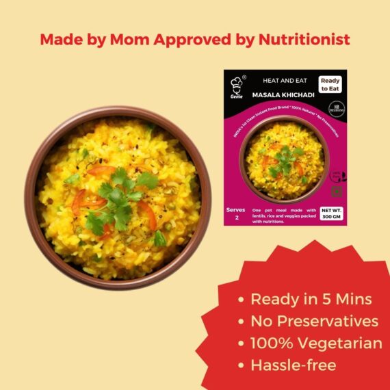 Masala Khichadi | Ready-to-Eat | 300gm | Genie Food