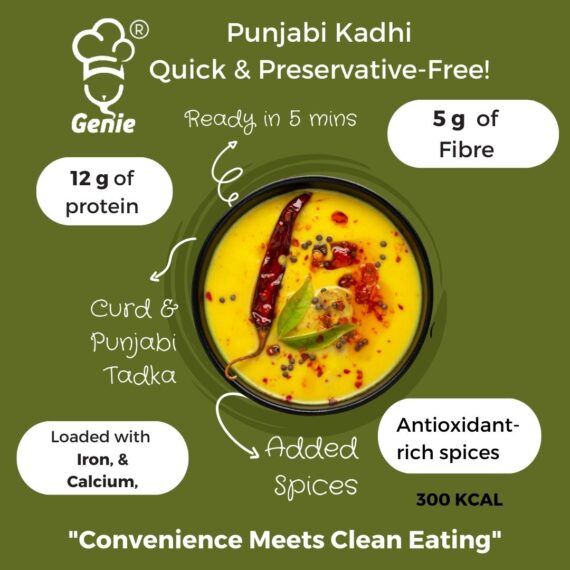 Genie's Masala Khichadi & Punjabi Kadhi | Ready-to-Eat | 300gm Each