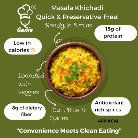 Genie's Masala Khichadi & Punjabi Kadhi | Ready-to-Eat | 300gm Each