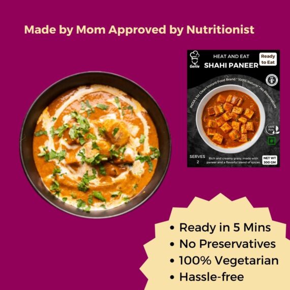 Punjabi Shahi Paneer | Ready-to-Eat | 300gm | Genie Food