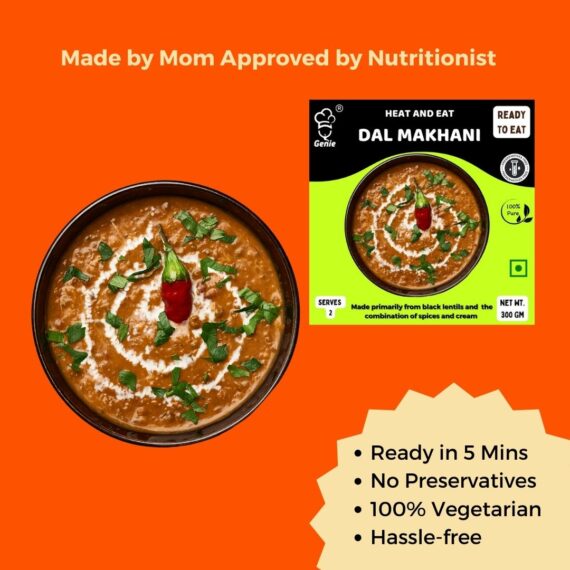 Dal Makhani | Ready-to-Eat Instant | 250gm | Genie Food