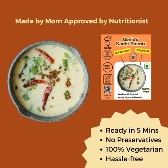 Genie's Gujarati Kadhi Premix | Ready-to-Eat | Makes 900gm