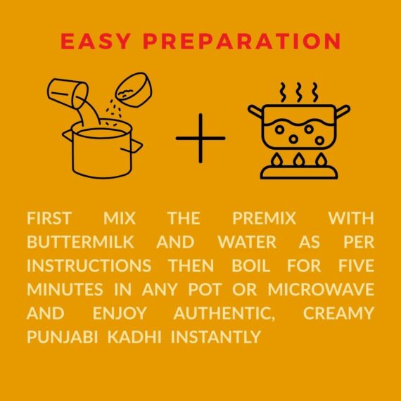 Genie's Punjabi Kadhi Premix | Ready-to-Eat | Makes 900gm