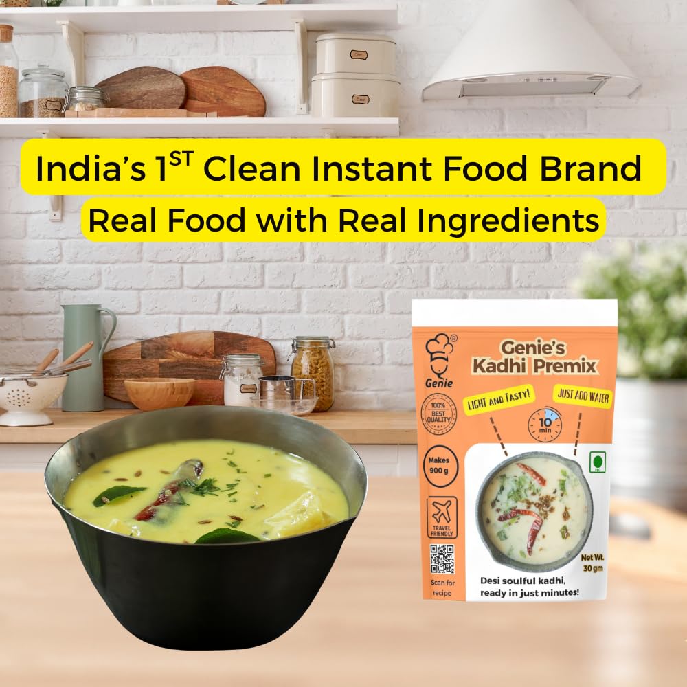 Genie's Gujarati Kadhi Premix | Ready-to-Eat | Makes 900gm