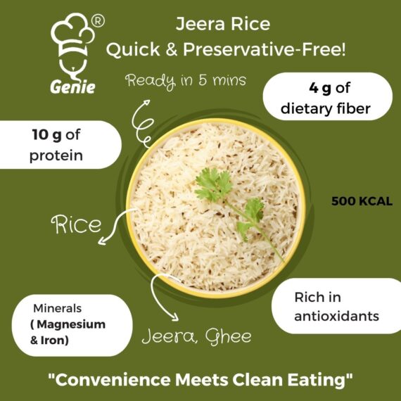 Genie's Dal Makhani(250g) & Jeera Rice(300g) | Ready-to-Eat